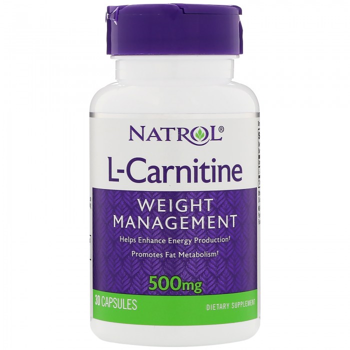 Natrol - L-Carnitine 500mg. / 30 caps